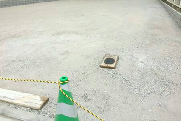 砂利 砕石有料駐車場工事